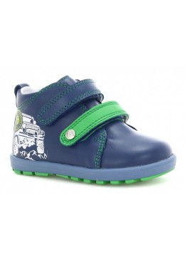 Bartek синие кожаные ботинки для мальчика W-11773-2/1CV
